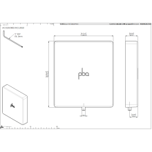pba 01 Abdeckung aus Nylon 113x125mm