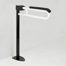 pba 01 Stützklappgriff Polster,PRH 615mm aus Nylon für Bodenmontage