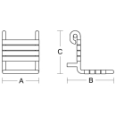 pba 01 Duschsitz, einhäng 380x485x375mm aus Nylon