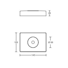 pba 01 Hygienebeutelspender aus Nylon, 145x105mm