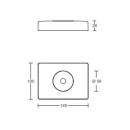 pba 01 Hygienebeutelspender aus Nylon, 145x105mm