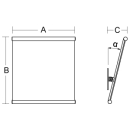 pba 01 Kippspiegel 615x515mmx14 Grad aus Nylon
