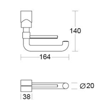 pba 01 PRH mit Ring zur nachträglichen Montage, aus Nylon, 140mm