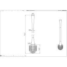 pba 01 WC-Bürste für Art 4CN.486.00CL aus Nylon, 480mm