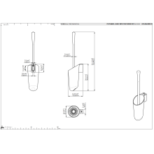 pba 01 WC-Bürstengarnitur 555x107x139mm aus Nylon