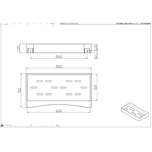 pba 01 Ablageschale zur Wandmontage, abnehmbar, aus Nylon, 250x130mm