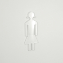 pba 01 Symbol Damen aus Nylon, 150x60mm