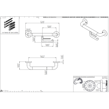 pba 01 Haltergriff AP mit PRH 370mm, aus Nylon