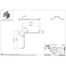 pba 01 Duschhandlauf AP, 760x760mm, aus Nylon
