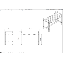 pba 01 Bank 825x383x620mm, aus Nylon