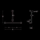 pba 01 Haltegriff T-Form antisuizid, BRH aus Nylon,...