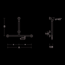 pba 01 Haltegriff T-Form antisuizid, PRH aus Nylon,...