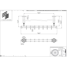 pba 01 Duschvorhangstange AS 800mm aus Nylon