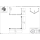 pba 01 Duschvorhangstange AS 900X900X440 aus Nylon