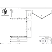 pba 01 Duschstange AS 1500X1500X440mm aus Nylon
