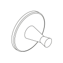 pba 01 Wandhaken antisuizid, Edelstahl lackiert,...