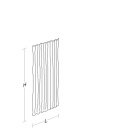 pba Duschvorhang 1500x2000mm aus Polyester