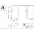 pba A1 Haltegriff mit BH L 220x520mm, L-Form, aus Nylon