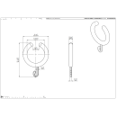 pba A1 Duschvorhangring aus Nylon