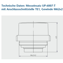 Wasserzähler Messkapsel Techem Vario-S M62x2 MID Q3 2,5 Qn 1,5 inklusive Eichung