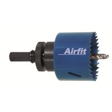 airfit Kreisschneider 57mm, HSS Bimetallmit Aufnahme, für Kunststoff u. Metall