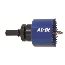 airfit Kreisschneider 59mm, HSS Bimetallmit Aufnahme, für Kunststoff u. Metall