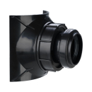 airfit Schraubabzweig DN 125/40schwarz , Z-42.1-603