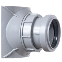 airfit Schraubabzweig DN 90/50grau , Z-42.1-603