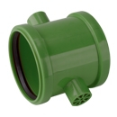 airfit PP-Doppelschiebemuffe Plus DN 125für KG-Rohr,...