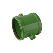 airfit PP-Doppelschiebemuffe Plus DN 160für KG-Rohre, grün