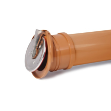 airfit Rohrendklappe DN 200, orangefür erdverlegte Rohre
