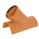 airfit Klebeabzweig 45 Grad, DN 250/160aus PVC-U