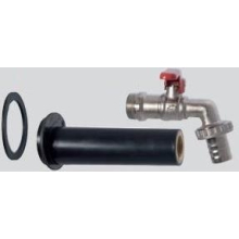 airfit Tankadapter-Auslauf-SetDichtung, Kugelhahn 3/4", Adapter