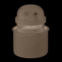 airfit Rohrbelüfter DN 75für Abflussrohr, aus PP, grau
