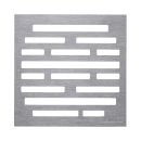 airfit Design Edelstahlrost "Rechtecke" 2mm...