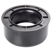 airfit Superkurz-Reduzierstück DN160x110aus PVC, schwarz