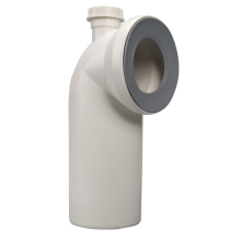 airfit WC-Anschlussbogen 90 Grad, weißmit Schlauchanschluss