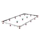 MEPA Montagerahmen SF Rechteck XL Univ. bis 100/180...
