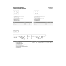 MEPAellipse Betätigungsplatte f. A21/E21 Start/Stopp, chrom-matt