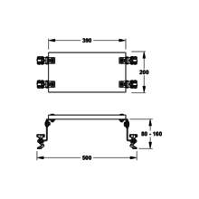 MEPA Universal-Armaturenplatte VariVIT