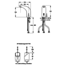 MEPA Sanicontrol WT-Armatur Saniline Dolphin2 ND Batterie