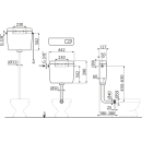 AlcaDrain Spülkasten A930-H-3/8"...