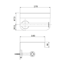 Herzbach LIVING Papierrollenhalter mit Deckel Edelstahl
