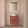 Badezimmermöbel BALTIC 700 2 Schubladen RED SATIN + Waschtisch-Platte