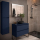 Badezimmermöbel BALTIC 800 2 Schubladen BLUE SATIN + Waschtisch-Platte