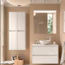 Badezimmermöbel BALTIC 1000 2 Schubladen WHITE GLOSS...
