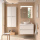 Badezimmermöbel BALTIC 1000 2 Schubladen WHITE SATIN + Waschtisch-Platte