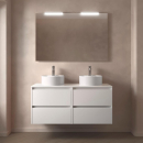 Badezimmermöbel BALTIC 1200 4 Schubladen WHITE GLOSS...