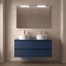 Badezimmermöbel BALTIC 1200 4 Schubladen BLUE SATIN...