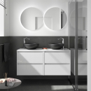 Badezimmermöbel BALTIC 1400 4 Schubladen WHITE GLOSS...